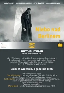 Przybliżenia - okiem psychoanalizy: Niebo nad Berlinem + dyskusja